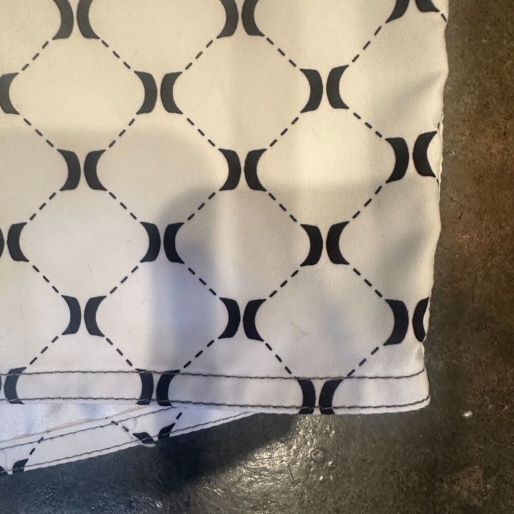 Hurley White and Black Geometric One-Piece Swimsuit - Picture 5 of 5